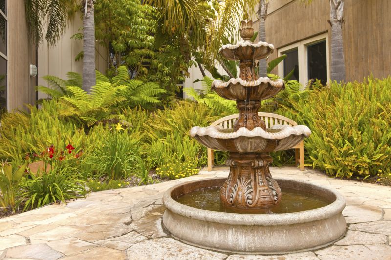 Garden Fountain Installation in Honolulu, HI
