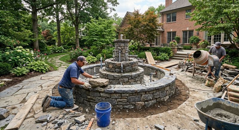 Garden Fountain Replacement in Honolulu, HI