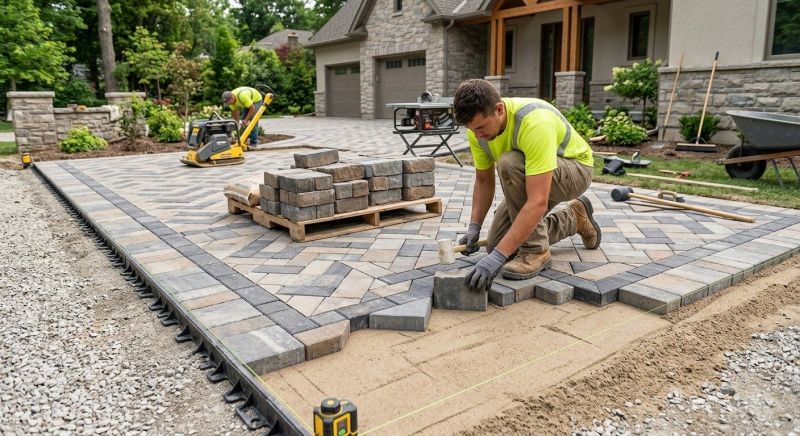 Porch Pavers Installation in Boston, MA